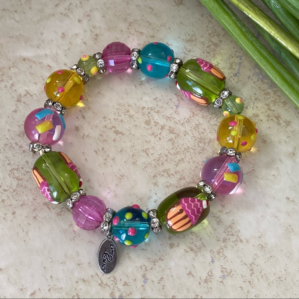 Kate & Macy Cupcake Crazy Stretchy Bracelet